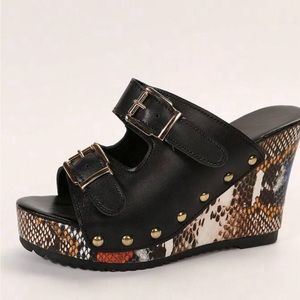 Women’s Fashionable Platform Werge Sandals Size 43